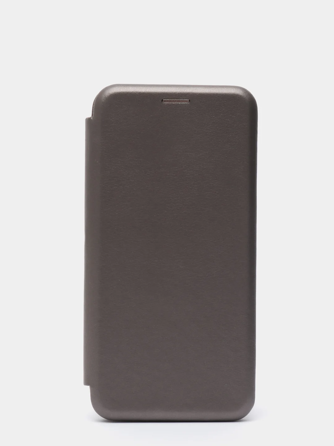 Серебряный чехол-книжка для Xiaomi Redmi Note 10 / Redmi Note 10S / Poco M5S