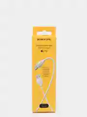 Белый кабель для зарядки и передачи данных Borofone BX19 Type-C