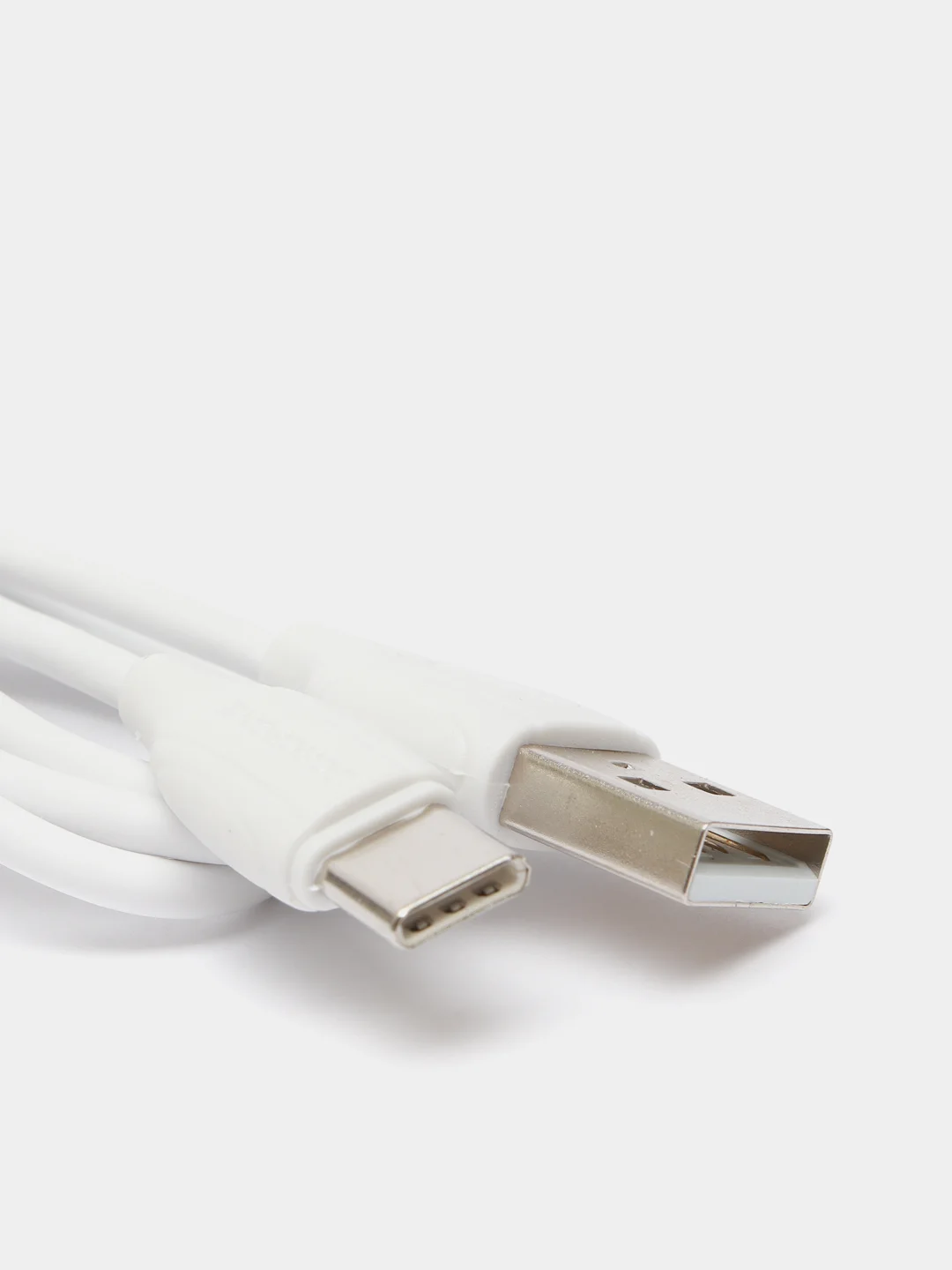 Белый кабель для зарядки и передачи данных Borofone BX19 Type-C