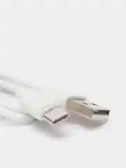 Белый кабель для зарядки и передачи данных Borofone BX19 Type-C