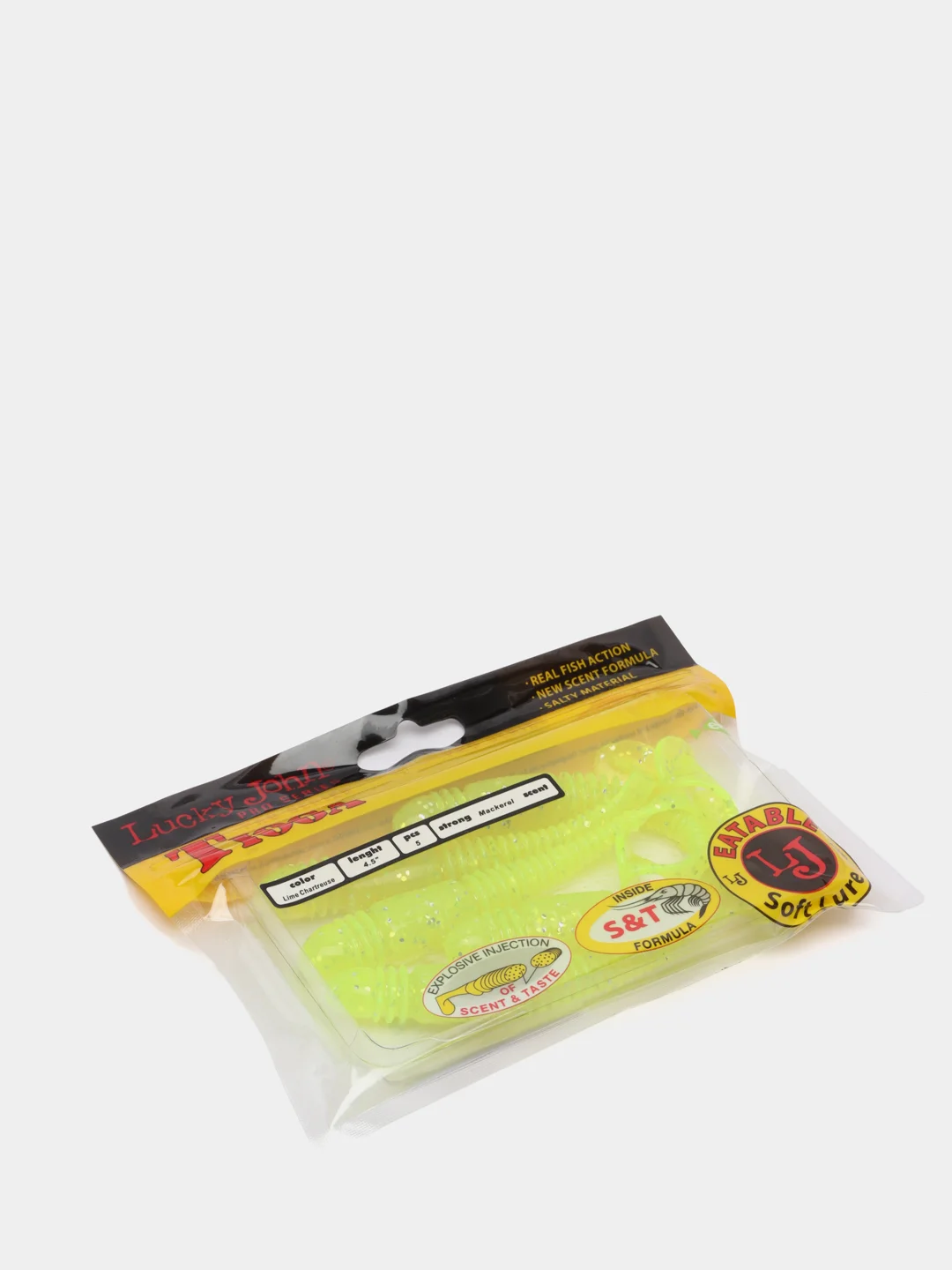 Лайм виброхвост LJ PRO SERIES TIOGA