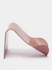 Белый мыльница настенная лепесток, со сливом