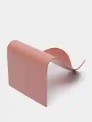 Белый мыльница настенная лепесток, со сливом