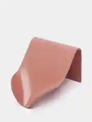 Белый мыльница настенная лепесток, со сливом