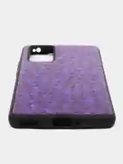 Индиго чехол Huawei Honor 30 Pro+ / Honor 30 Pro Plus силиконовый, имитация змеиной кожи