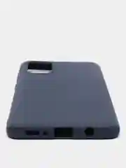 Темно-синий чехол Samsung Galaxy A71, силиконовый