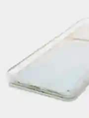 Желтый чехол Xiaomi Redmi Note 10 Pro переливающийся жидкий с блестками и защитой камеры