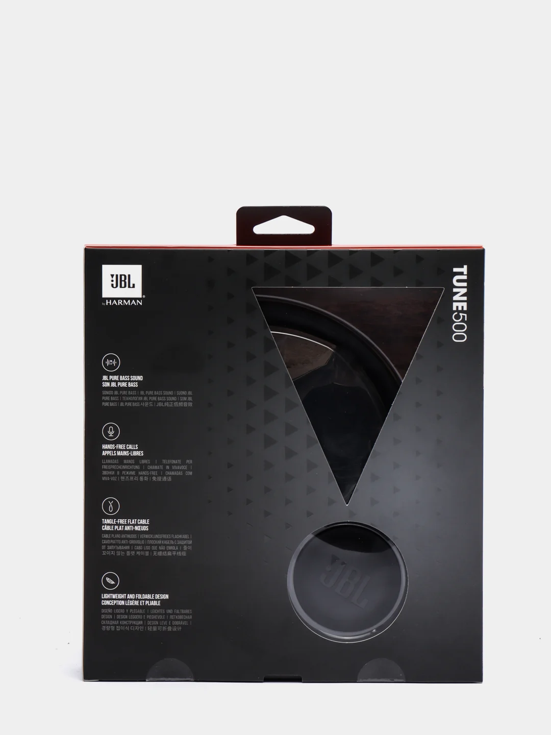 Черный наушники накладные JBL Tune 500