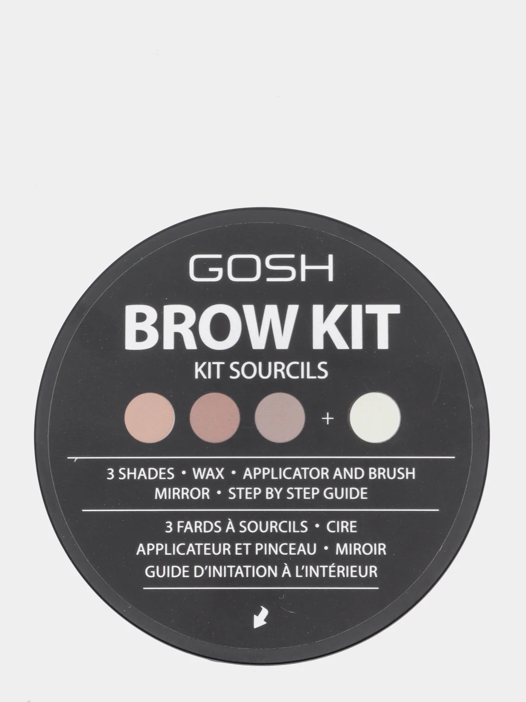 Палетка для моделирования бровей GOSH, тон 001, 3.32 г