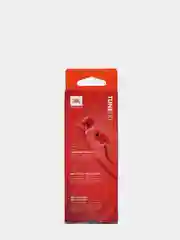Красный наушники с микрофоном JBL T110