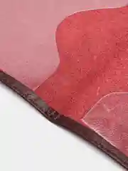 Багровый обложка на паспорт, натуральная кожа