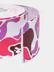 Розовый кинезио тейп 5 м * 5 см с принтом