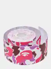 Розовый кинезио тейп 5 м * 5 см с принтом