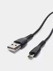 Черный кабель Micro USB для Samsung Xiaomi Honor