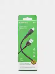 Черный кабель Micro USB для Samsung Xiaomi Honor