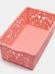 Голубой корзина ажурная 32х18х11 см