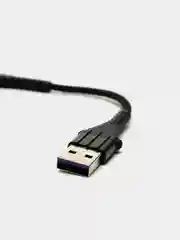 Черный usb кабель Twitch быстрый заряд Qualcomm 3.0 micro, type c, Apple lightning.