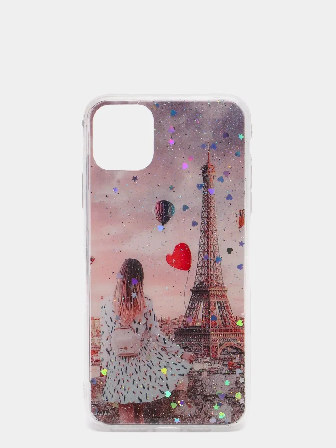 Чехол пластиковый iPhone 11 Pro, 11 Pro Max, с блестками