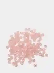 Коралловый меланж бусины рондели, граненые, стеклянные