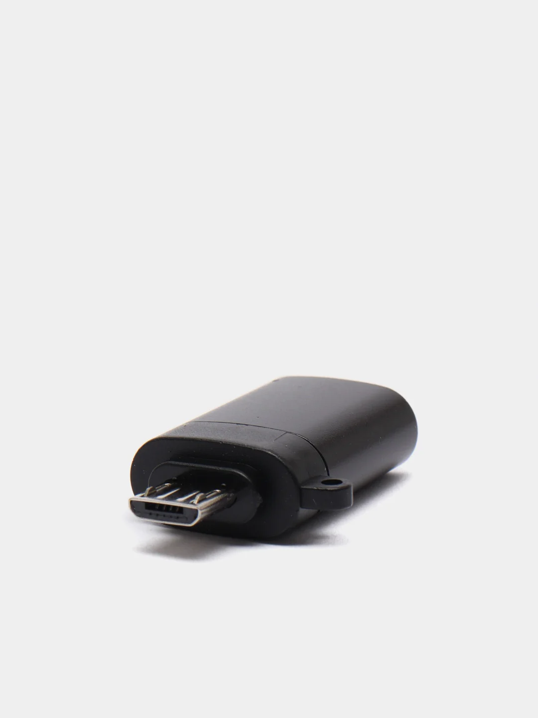 Черный переходник OTG с USB / micro usb