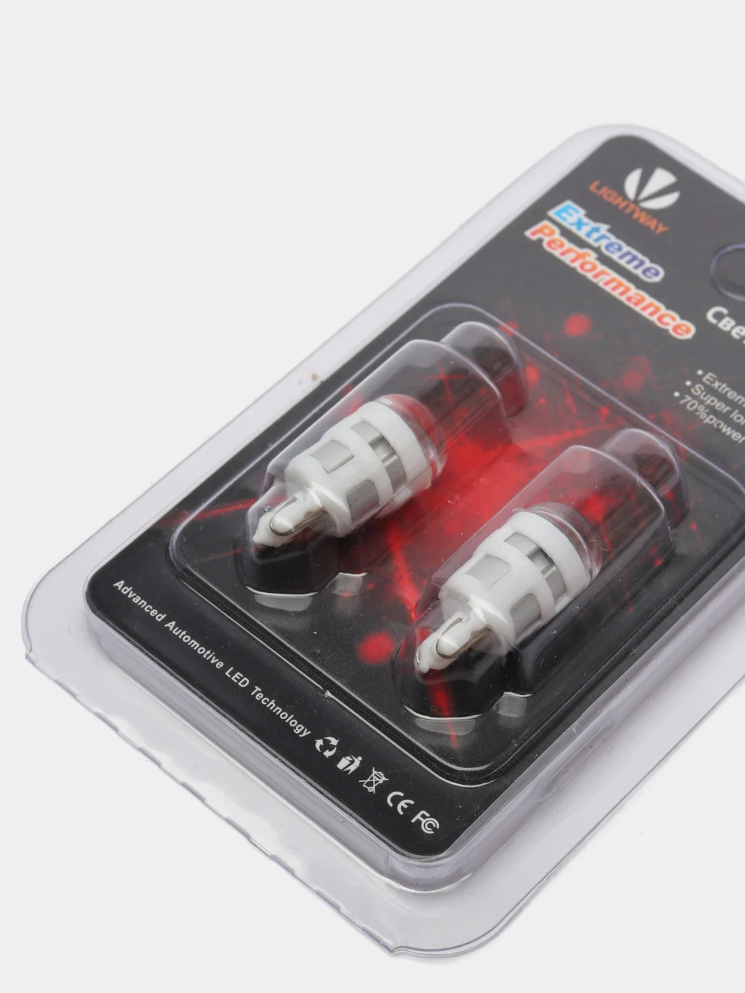 Автомобильные светодиодные лампы W5W SMD 3030, 3W, 2 штуки