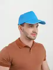 Голубой бейсболка однотонная, унисекс