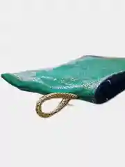 Лесной зеленый кошелек женский, монетница, текстильная