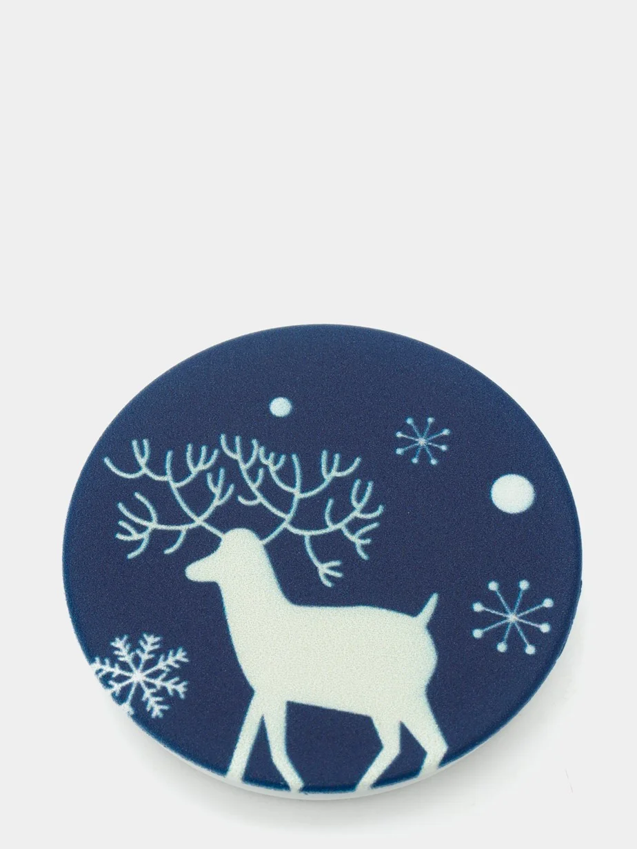 Прозрачный попсокет Popsocket держатель для телефона и наушников, космос луна месяц свет небо звезда