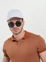 Белый бейсболка однотонная, унисекс
