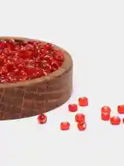Алый бисер мелкий, 25 грамм, 12/0