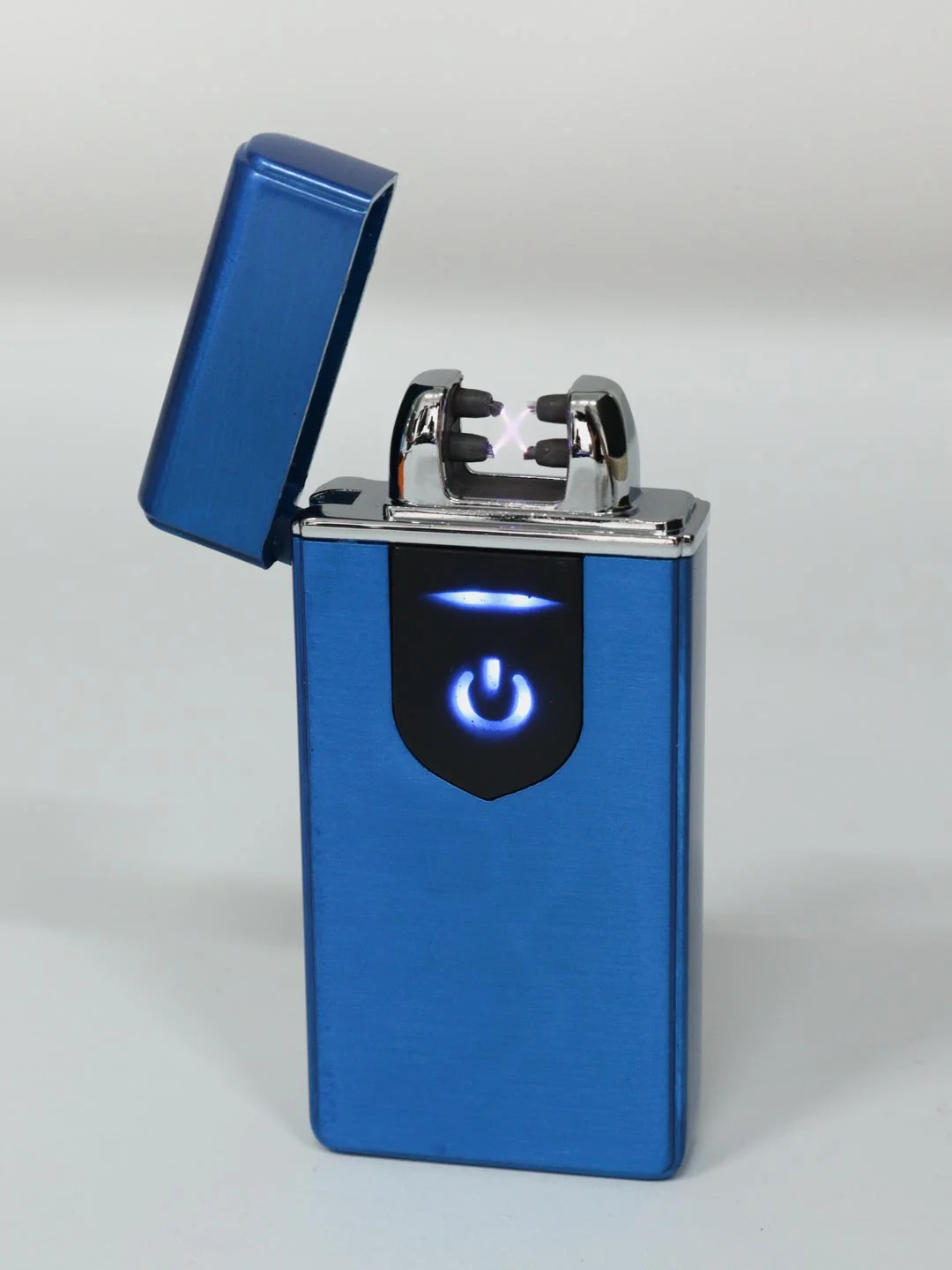 Синий usb Электрическая импульсная дуговая зажигалка