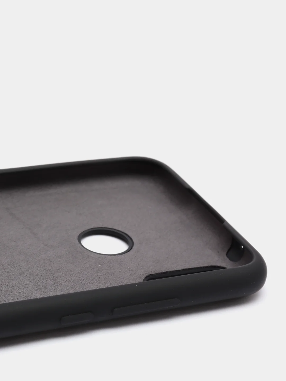 Черный чехол силиконовый Silicone Cover Case для Huawei Honor Y6, 8A, Y9 2019