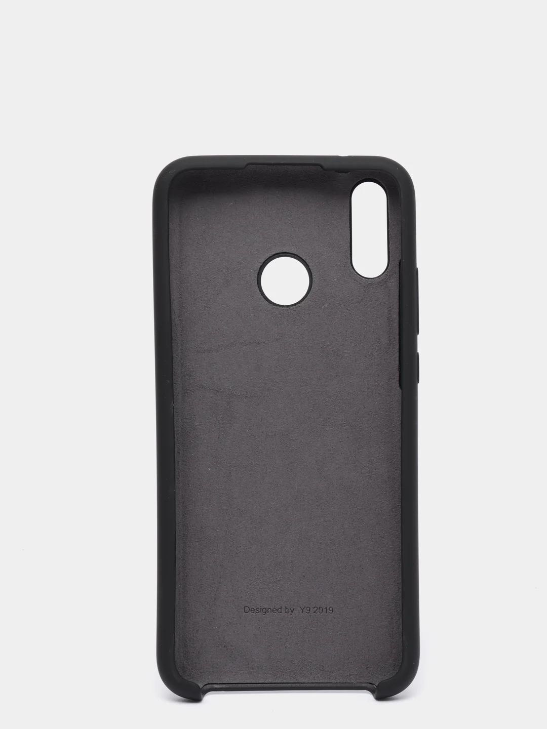 Черный чехол силиконовый Silicone Cover Case для Huawei Honor Y6, 8A, Y9 2019