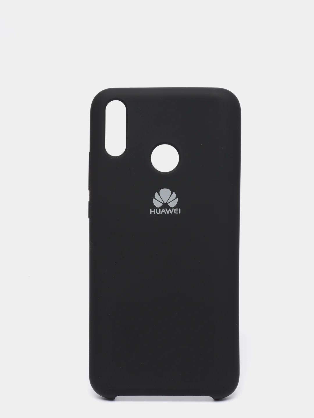 Черный чехол силиконовый Silicone Cover Case для Huawei Honor Y6, 8A, Y9 2019