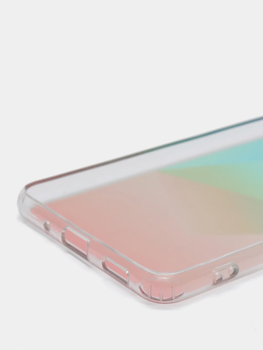 Бирюзовый чехол Samsung Galaxy M52, Самсунг Галакси М52 твердый прозрачный с рисунком