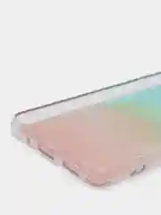 Бирюзовый чехол Samsung Galaxy M52, Самсунг Галакси М52 твердый прозрачный с рисунком