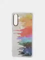 Индиго чехол Samsung Galaxy A13 5G (Самсунг Галакси А13) / Galaxy A04S прозрачный с рисунком