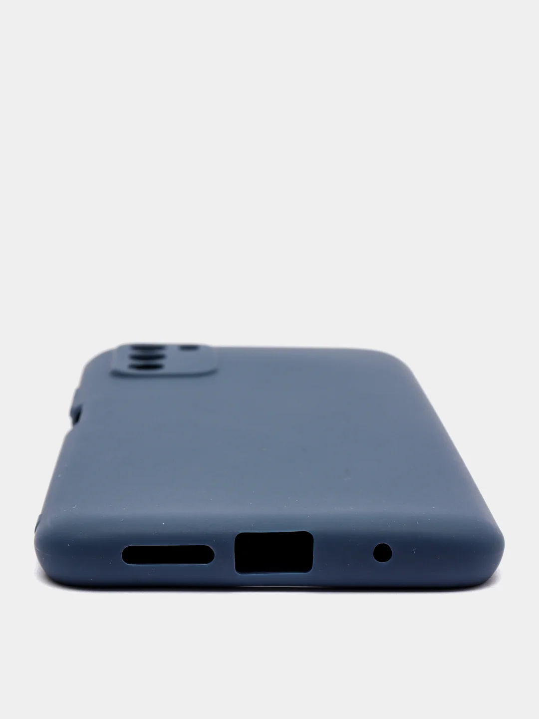 Серый чехол для Xiaomi Poco M3 силиконовый