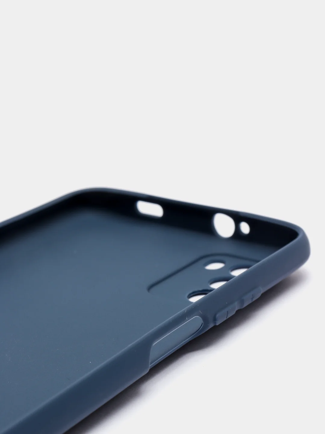 Серый чехол для Xiaomi Poco M3 силиконовый