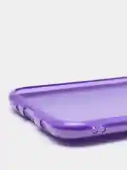 Фиолетовый чехол Samsung Galaxy A11 / M11, Галакси А11 / М11  блестящий сияющий с защитой камеры