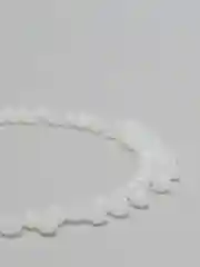 Молочный бусины рондели, граненые, стеклянные