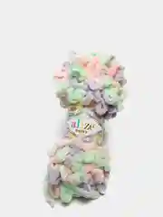 Прозрачный пряжа Alize Puffy Color, петельки большие, 100 г, 9 м