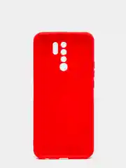 Красный чехол Xiaomi Redmi 9 силиконовый