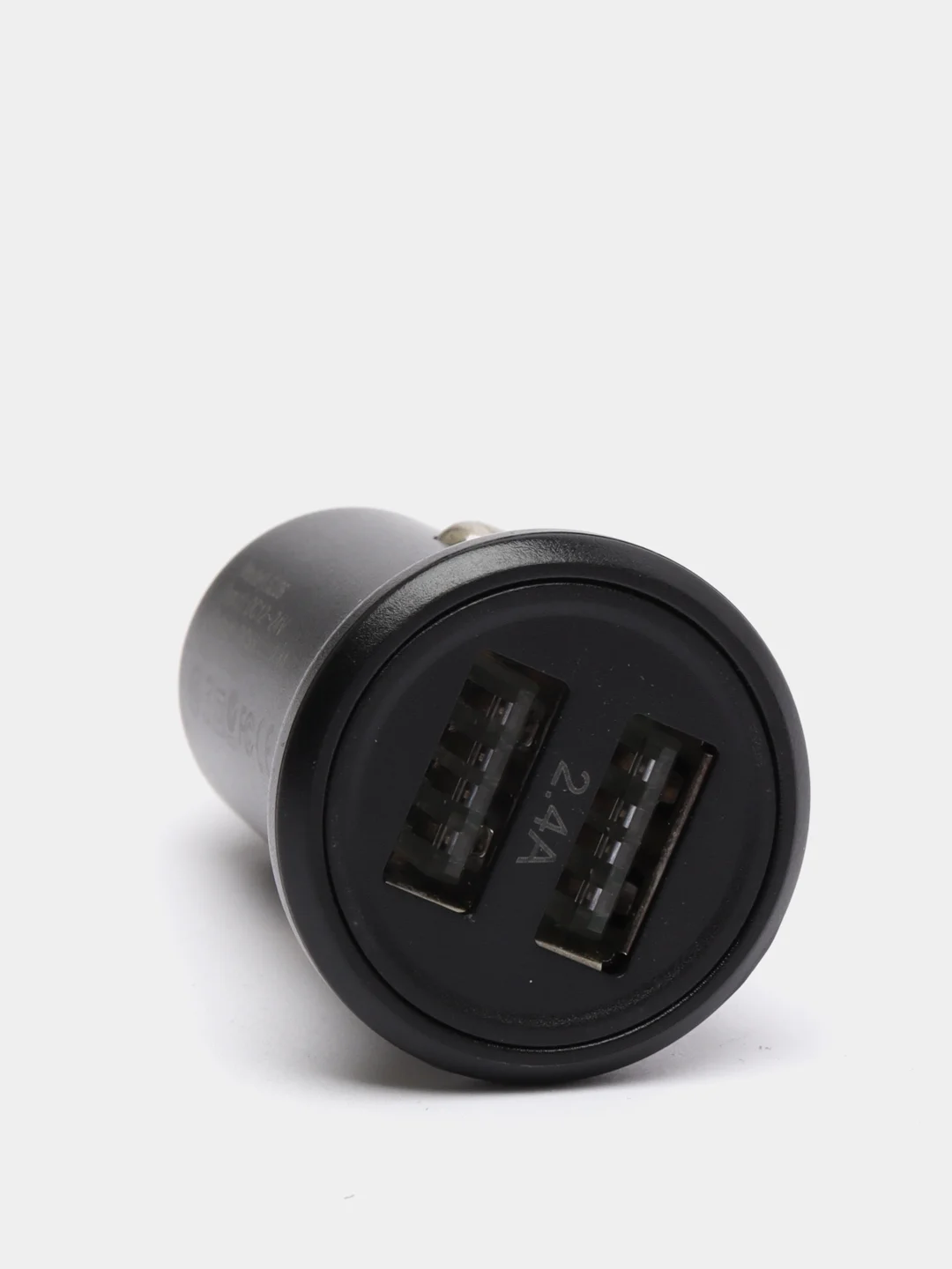 Черный автомобильное зарядное устройство SZX, 2 USB выхода, 2.4А, 2 цвета