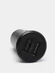 Черный автомобильное зарядное устройство SZX, 2 USB выхода, 2.4А, 2 цвета