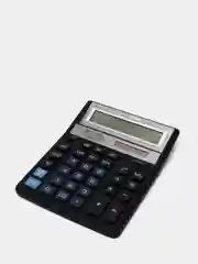 Синий калькулятор настольный Skainer SK-777, 200 х 157 мм, 12 разрядов, двойное питание