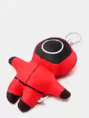 Алый брелок для ключей, брелок на рюкзак  "Игра в Кальмара" мягкая игрушка