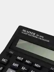 Калькулятор настольный SKAINER SK-444L, 12 разрядов, двойное питание, 199 x 153 мм