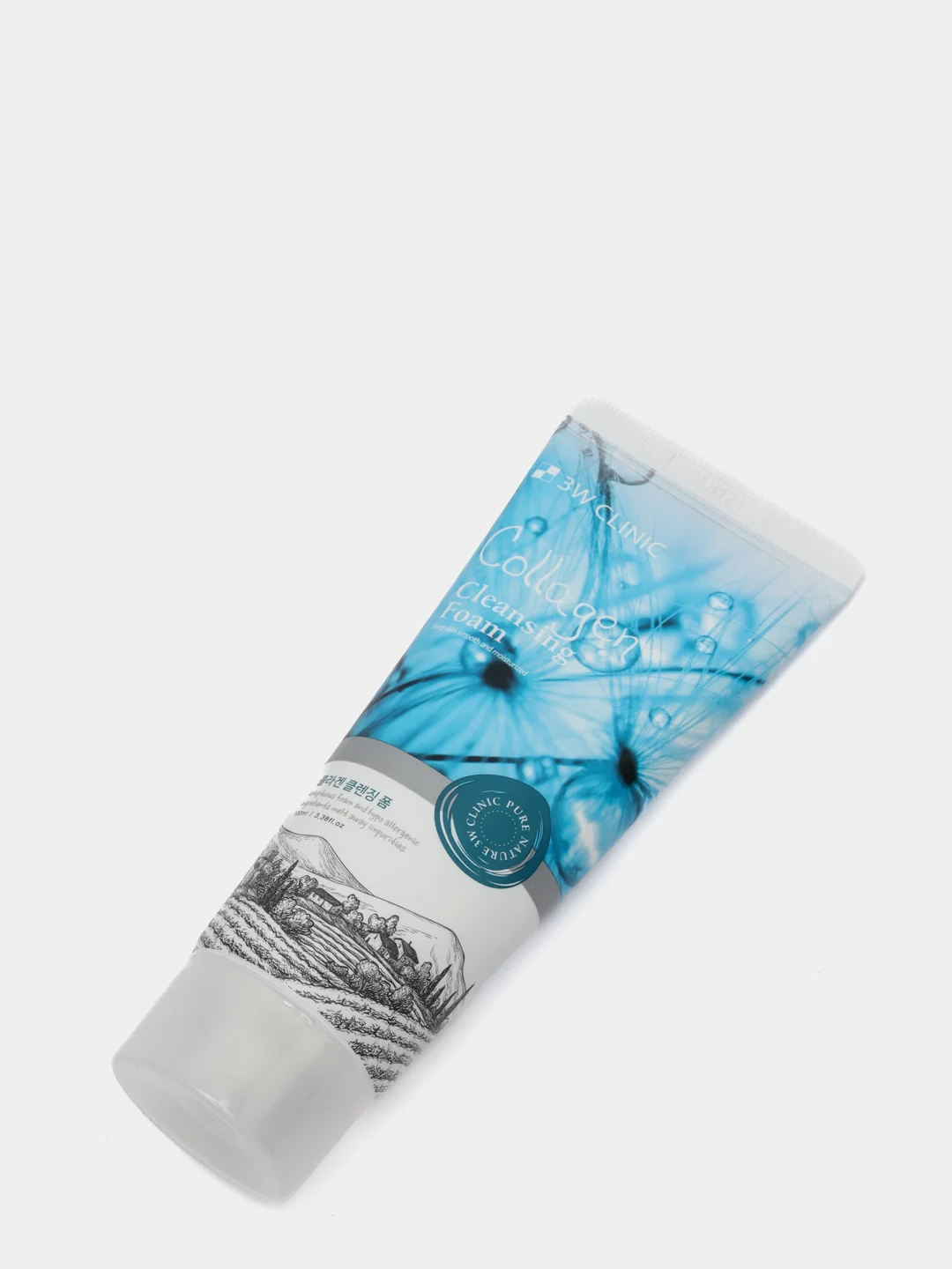 Пенка для лица с коллагеном 3W CLINIC "Collagen Cleansing Foam", укрепляющая, 100 мл