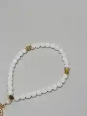 Белый мусульманские четки, именные
